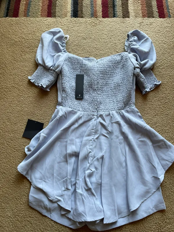 Lulus Periwinkle Romper - Image 4