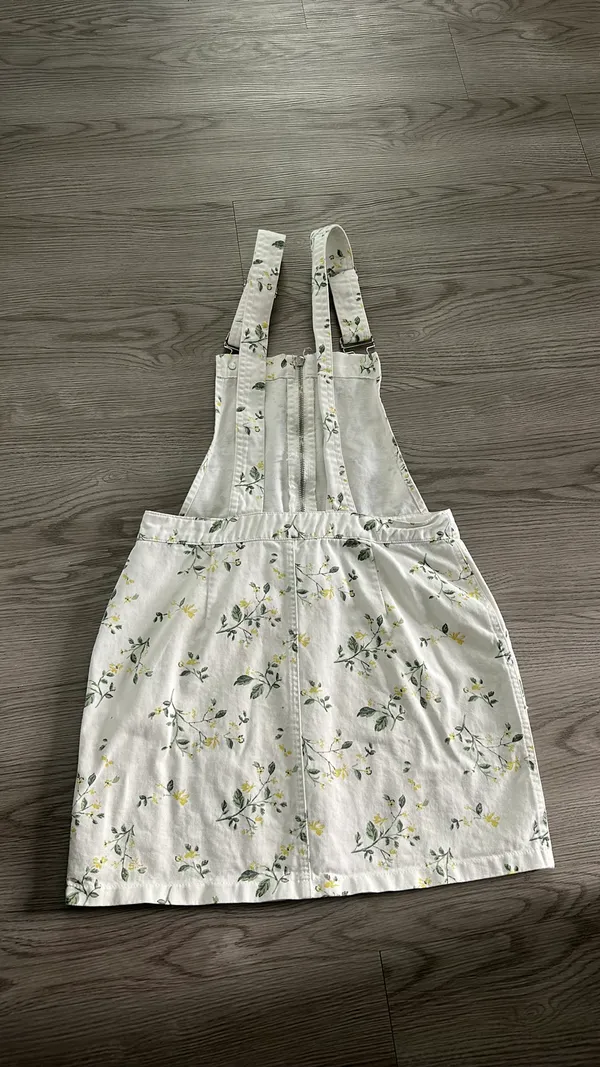 Forever 21 Floral Overall White Dress - Image 4