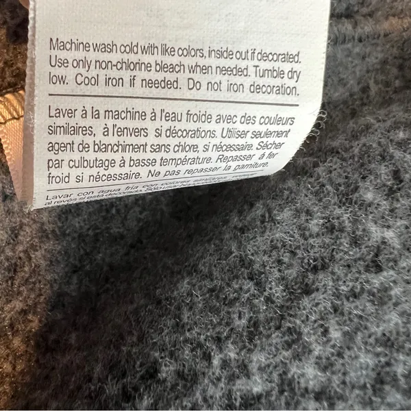 Hanes Comfort Blend Sweats Size XX-Large Gray Fleece Wide Leg Pants - Image 5
