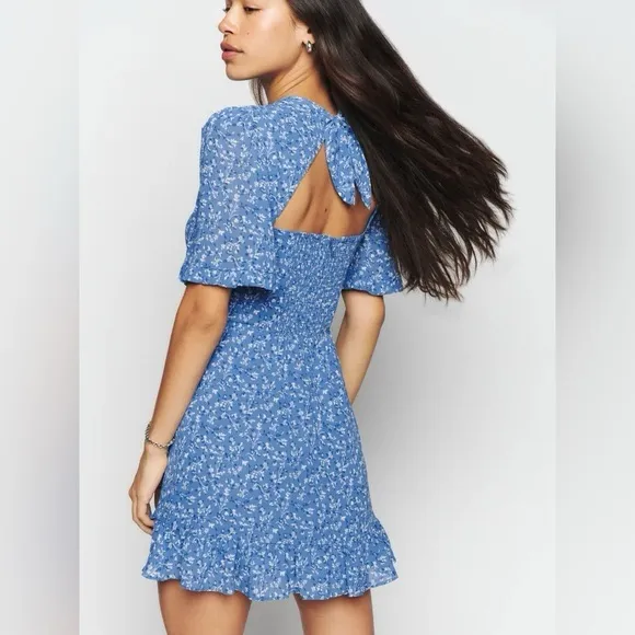 Reformation ALAINA FLORAL MINI DRESS - Image 13