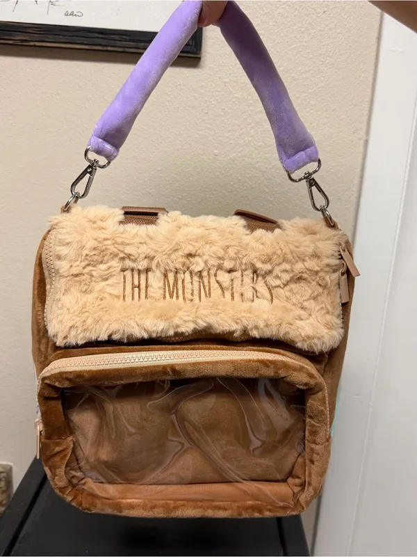 Membership Exclusive POP MART The Monsters Fuzzy Backpack Labubu - Image 8