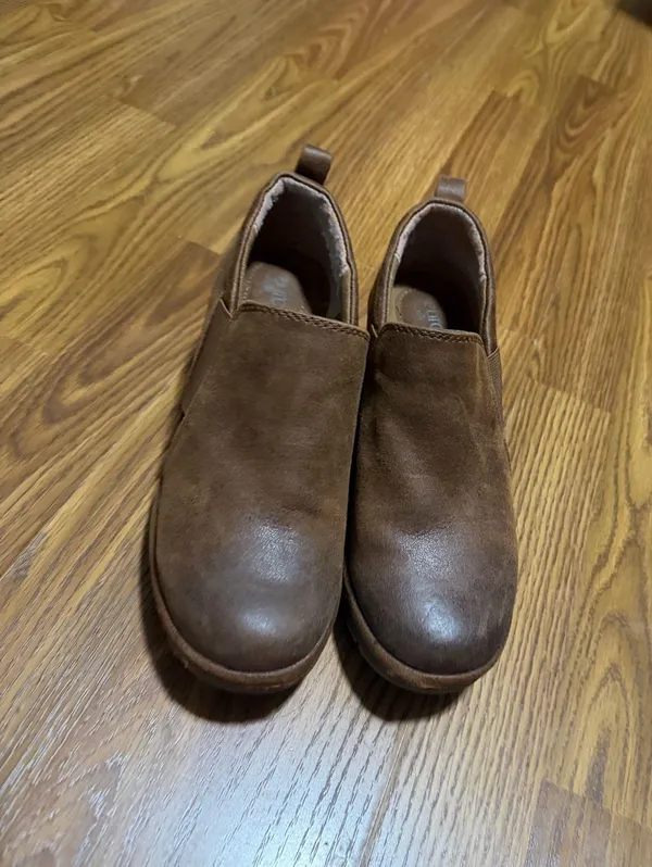 Eurosoft Temira by Sofft clog brown leather ankle booties size 7 - Image 2