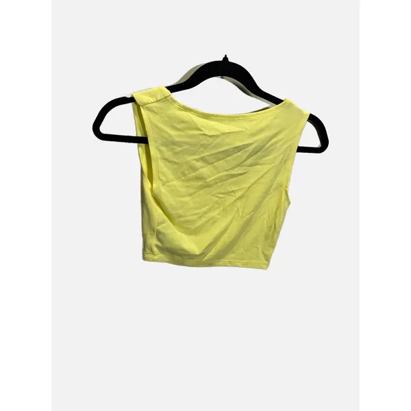 Wild Fable Tank Top Womens XS Yellow‎ Square Neck Cropped Casual Basic Summer - Image 4