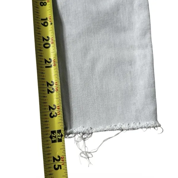 Abercrombie & Fitch Size 25/0 Ankle Skinny Jean Stretch Light Gray | 29-9 - Image 7
