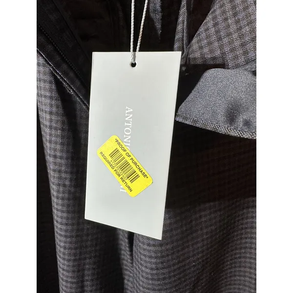 Antonio Melani Espresso And Navy‎ Plaid Dress Pants Size 8 NWT - Image 4