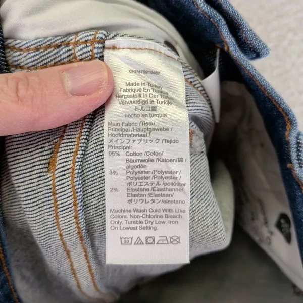 Madewell Stovepipe Jeans‎ Womens 26 High Rise Straight Leg Blue Denim NK893 - Image 5