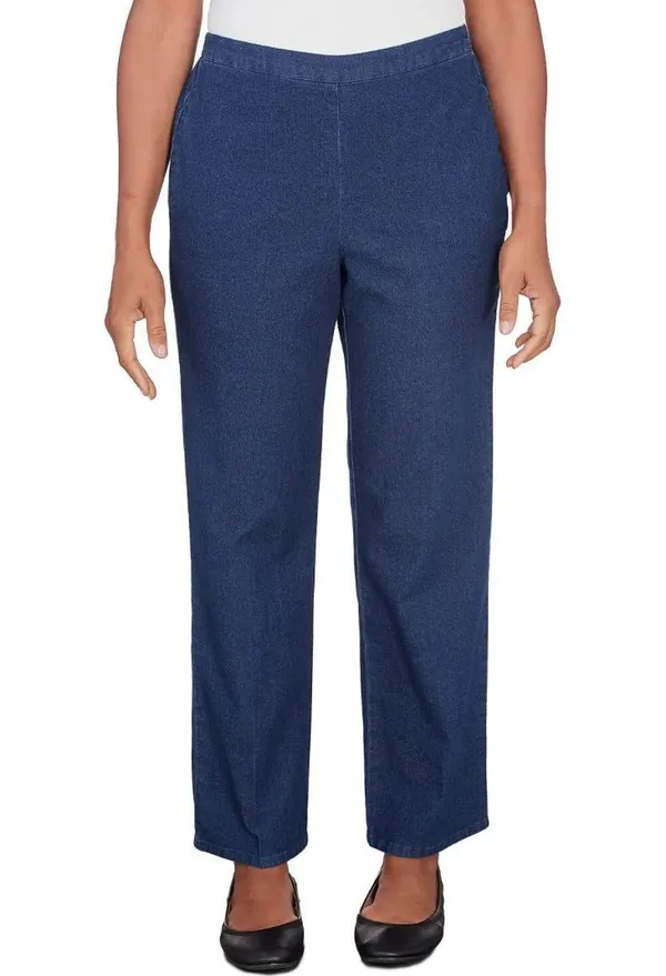 alfred dunnor Women's Denim Pull On Short Length Pant - Image 3
