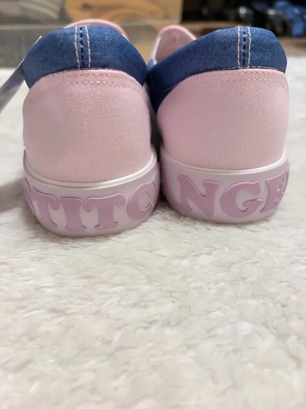 Disney stitch and angel slip on sneakers size 7.5 - Image 5