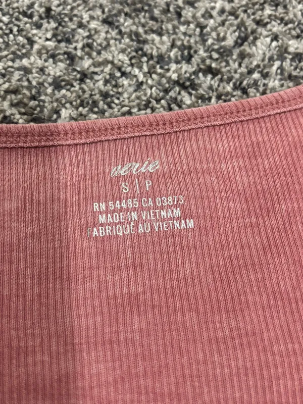 Pink Aerie Top Ribbed - Image 2