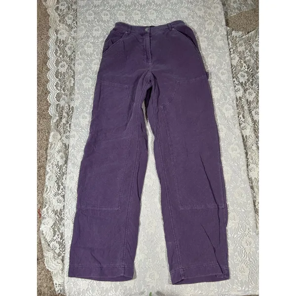 Urban Outfitters Purple Wide Leg Pants - Image 4