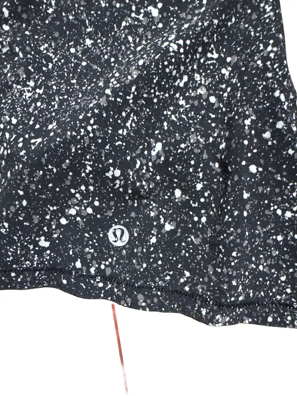 Lululemon Circuit Breaker Skort Black White Speckled Pleated Athletic Size 12 - Image 5