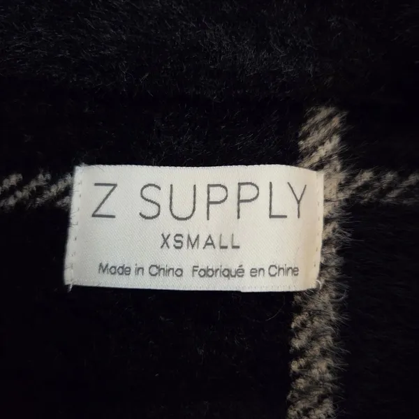 Z Supply Women’s Sz XSmall Button Up Tucker Shacket Shirt Jacket Washed Black - Image 7
