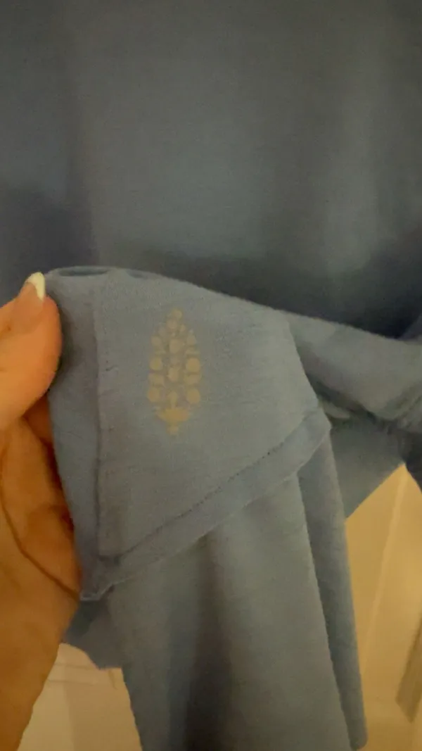 Blue Free People Top - Image 3