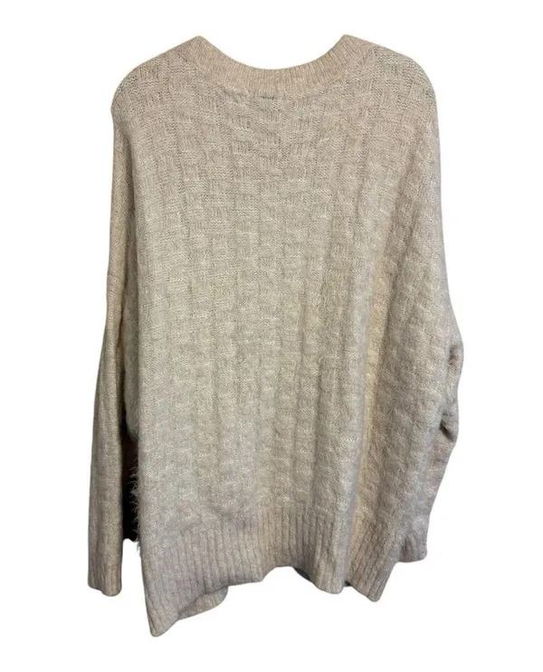 Wild Fable Blush Cream Women's Eyelash Cardigan Size XL - Image 2
