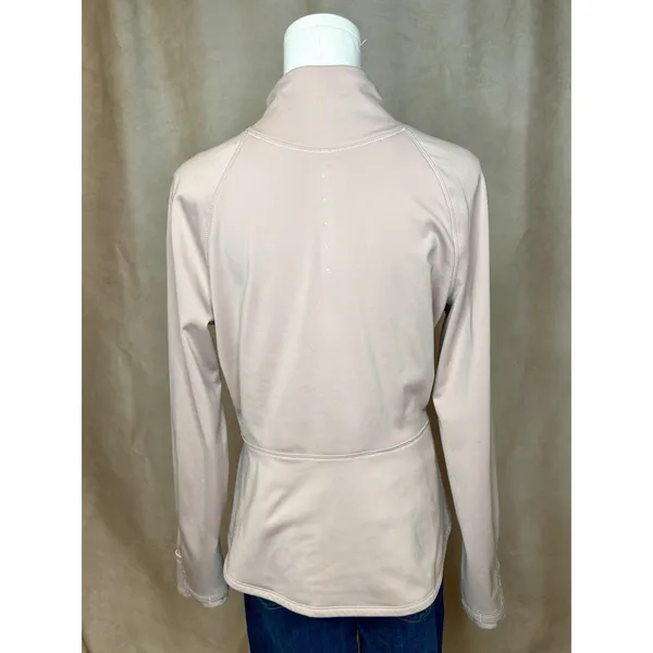Layer 8 Pink Quarter Zip Athletic Pullover Large Activewear Top - Image 3