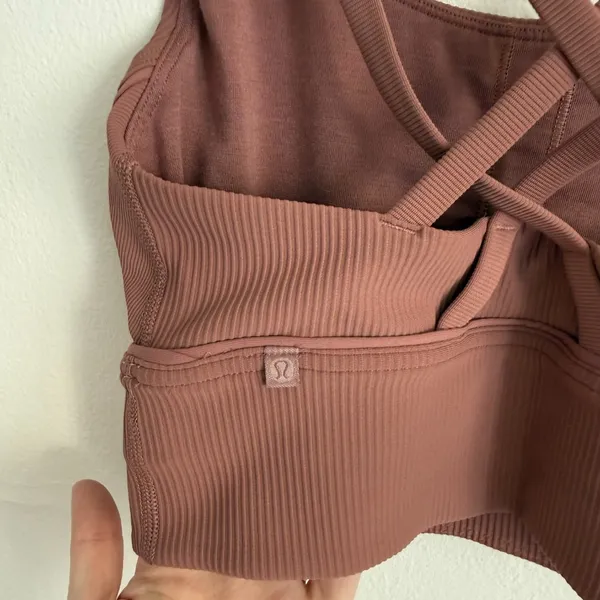 Lululemon Energy Bra Longline Ribbed Medium Support - Image 6