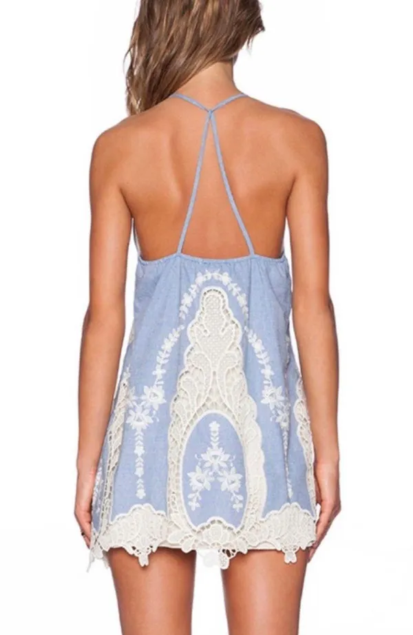 Revolve Chambray Dress - Image 2