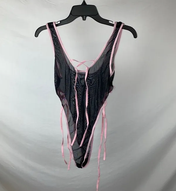 NEW Lingerie bodysuit Black Size M - Image 5