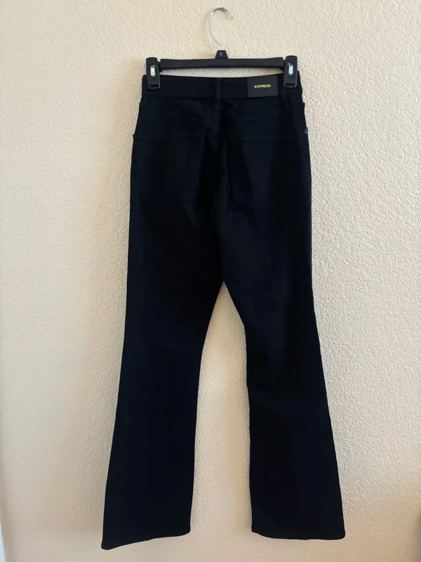 Express Curvy Mid Rise Black Bootcut Jeans NWT - Image 7