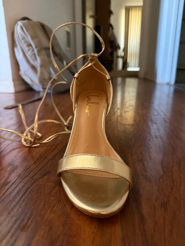 Lulus Lace-Up Heels - Image 2