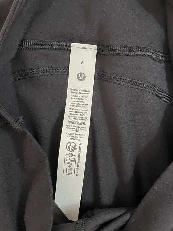 Lululemon NWT Groove Nulu High Rise Flared Pants Regular Leggings Black Size 6 - Image 9