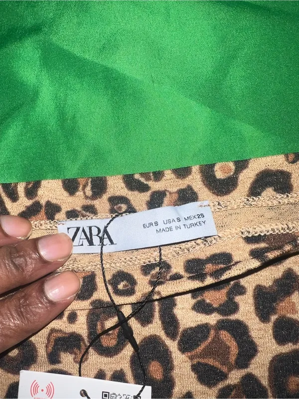 NWT Zara Leopard Print Pants Set with size Small - Image 4