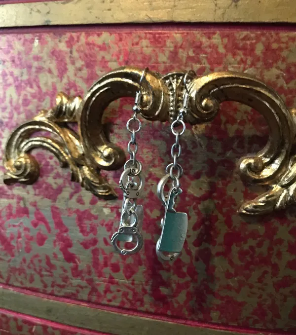 Ride Or Die Earrings Silver - Image 2