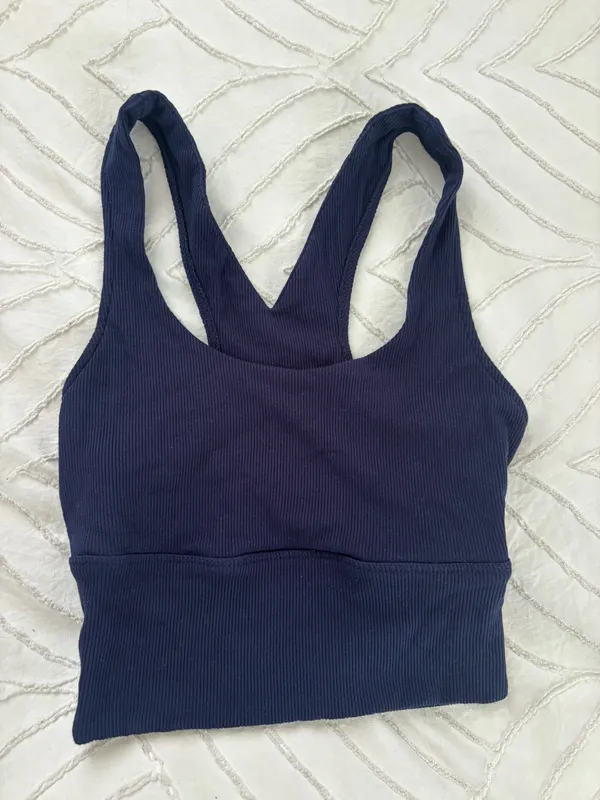Soft navy tank Blue Size XS - Image 3