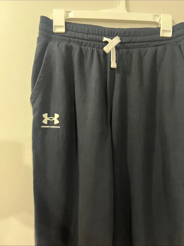 Under Armour Black Hoodie and Sweatpants with White Logo - Image 5