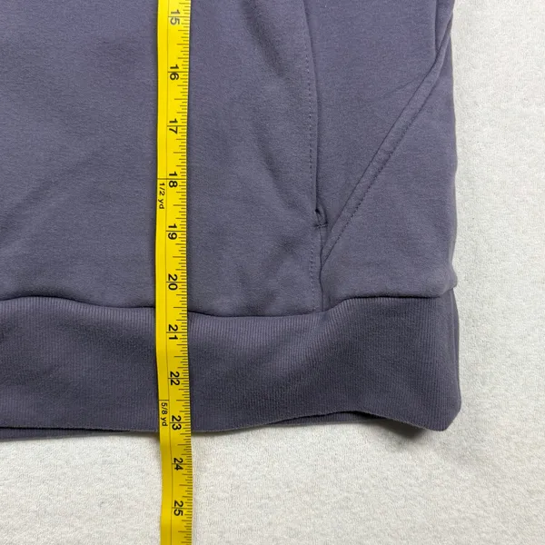 Athleta Women’s Pullover Hoodie Size Small Purple Fleece Zip Pockets Athleisure - Image 7