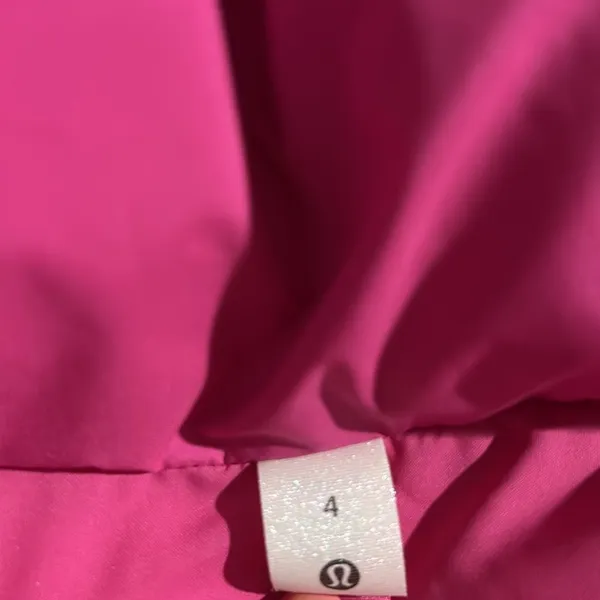 Lululemon Wunder Puff Super Cropped Vest Sonic Pink PrimaLoft Goose Down Size 4 - Image 4