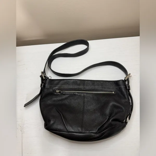 COACH East West Legacy Pebbled Leather Convertible Crossbody Bag F15065 - Image 9