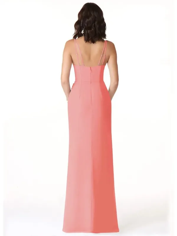 AZAZIE Leo Coral Bridesmaid Black Tie Gown Size A4 / Small NEW NWT - Image 2