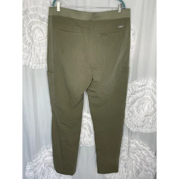 Figs Scrub Pants Men's 2XL Green Axim Cargo Elastic Waist Technical Medical - Image 6
