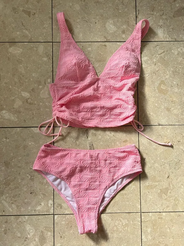 2 Piece Swimsuit Pink - Image 3