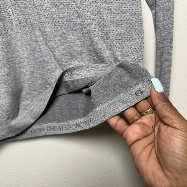 Lululemon Women Swiftly Tech Long Sleeve Shirt 2.0 Gray Crewneck Active 6 - Image 6