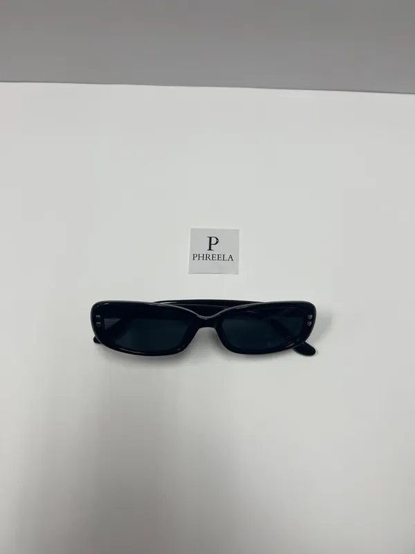 Slim 90s black sunglasses / retro 90s sunglasses - Image 5