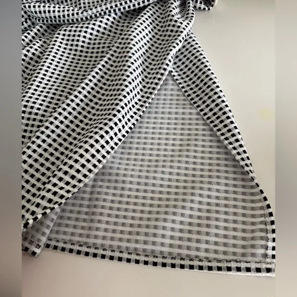 Maeve by Anthropologie Pants Women’s Checkered The Colette‎ Wide Leg Size M - Image 7