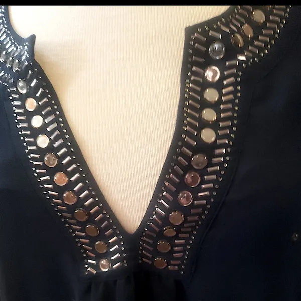 Victoria's Secret 2014 beaded bohemian tunic rare beaded Tunic - Image 5
