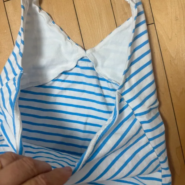 WILD FABLE Nautical Stripe Coastal Halter Neck Tank Top Size XS - Image 5
