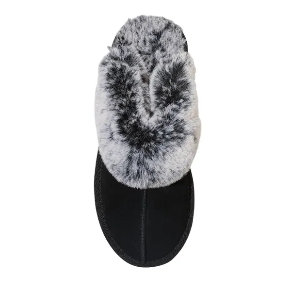 NWT Stars Above Womens Chandra Scuff Slippers 88498520 Black 6M - Image 3