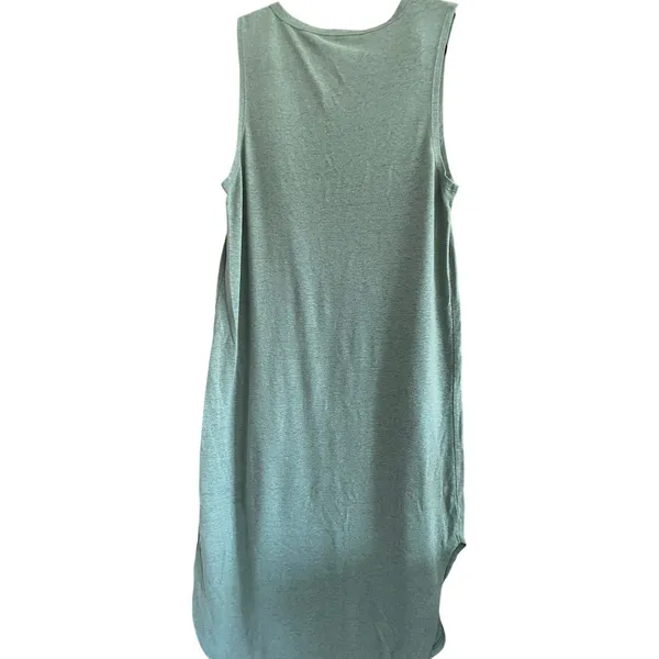 aerie Easy Knit Cover Up Dress Green Size Small - Image 5
