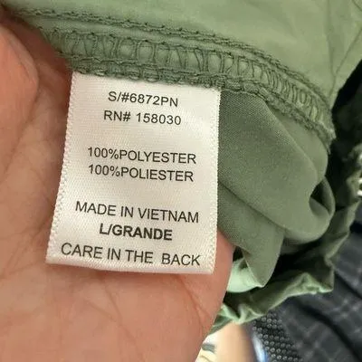 Love Tree Women’s Large Green Cargo Wide Leg Pants Utility - Image 5