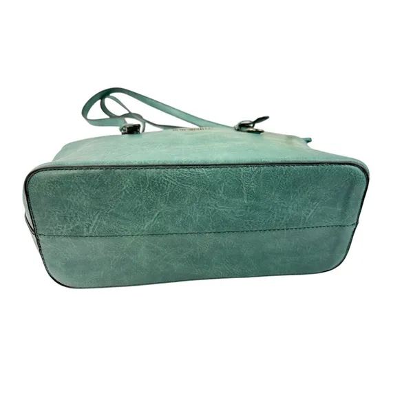 *Montana West Purse Large Teal Aqua Vegan Leather Hobo Shoulder Bag Carry - Image 3