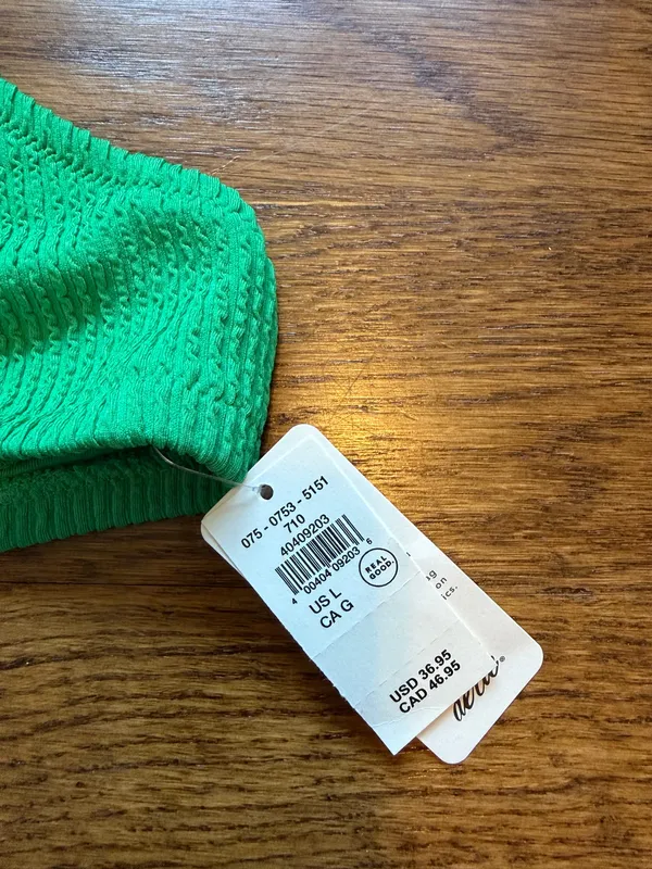 Green Aerie scoop halter bikini top - Image 3