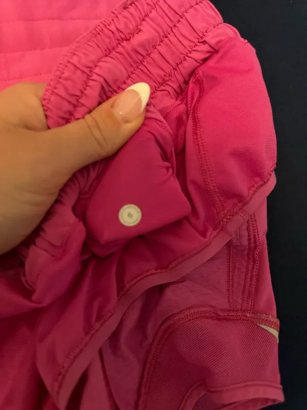 Lululemon Sonic Pink Hotty Hot Shorts 2.5" - Image 5