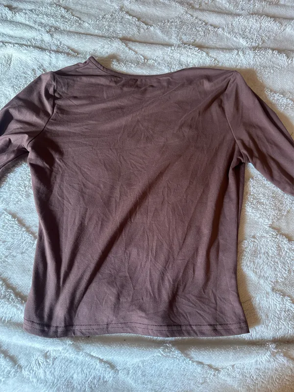 brown fitted top - Image 2