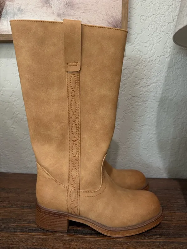 NY&C mid-calf western-style boots women’s western chic , bohemian size 8.5 - Image 5