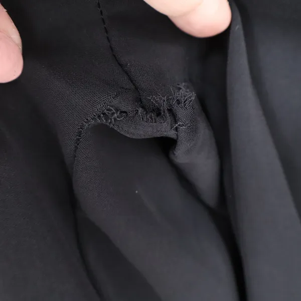 Tronjori Black Wide Leg Palazzo Pants High Waist Pleated Trousers XXL - Image 4