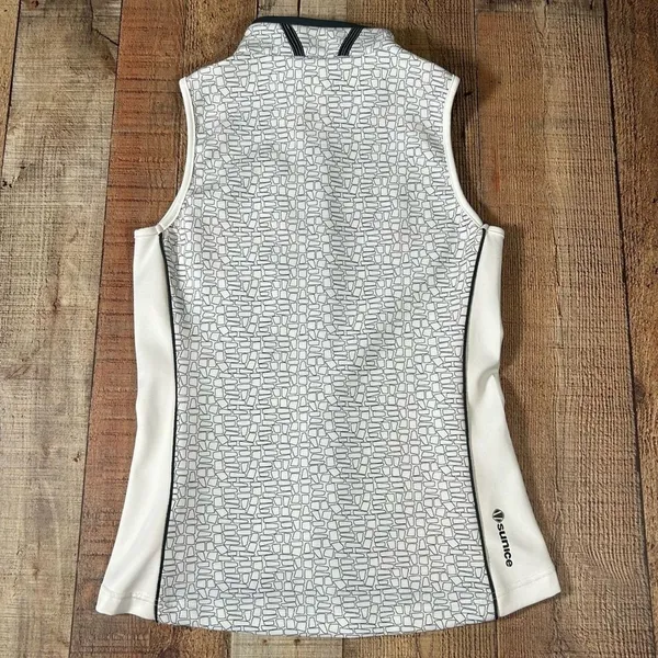 2010 Olympics Sunice Vancouver Vest Small White Gray Olympic Logo Zip Jacket - Image 7